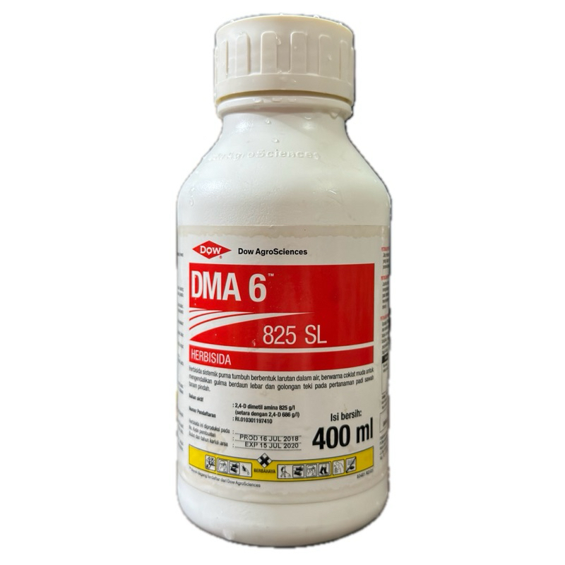 Jual Herbisida Dma 6 825 Sl 400 Ml Racun Sistematik Gulma Lebar Dan