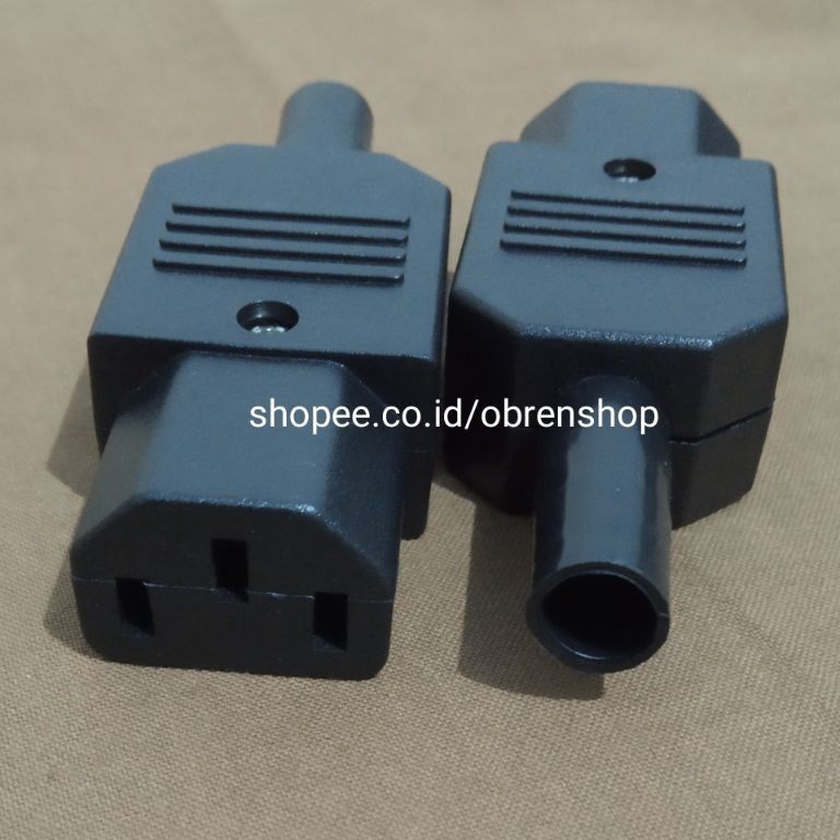 Jual Harga TERMURAAH IEC C13 Female Plug Adapter 3 Pin Socket Power ...