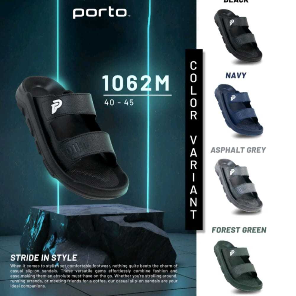 Jual ago Sandal Selop Porto 1062M Pria Adilette Simple Santai Sandal ...