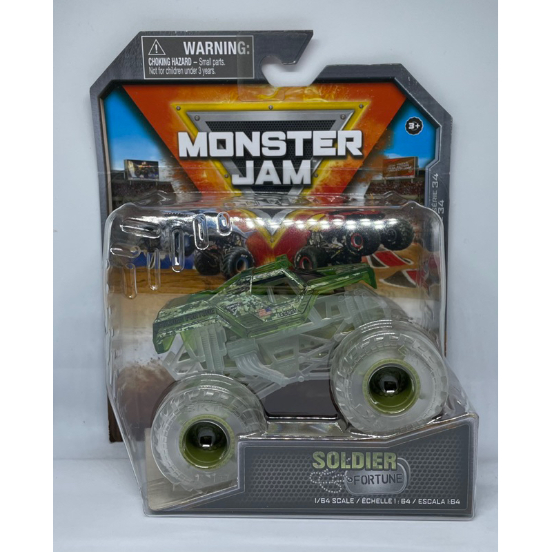 Jual Monster Jam Soldier of Fortune Seri 34 Ghost Crew Chase ...