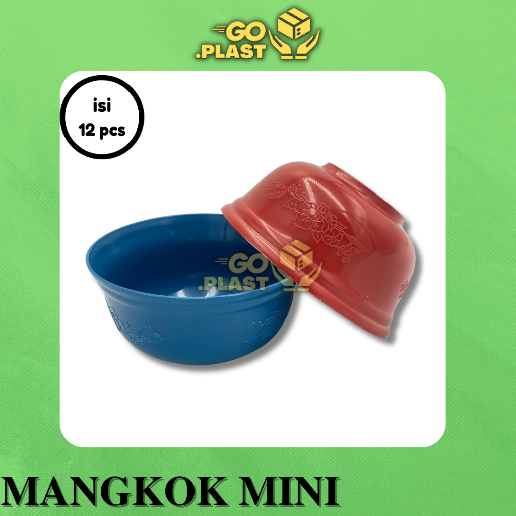 Jual Mangkok Plastik Kecil Mangkok Kobokan Mangkok Plastik Mini Mangkok