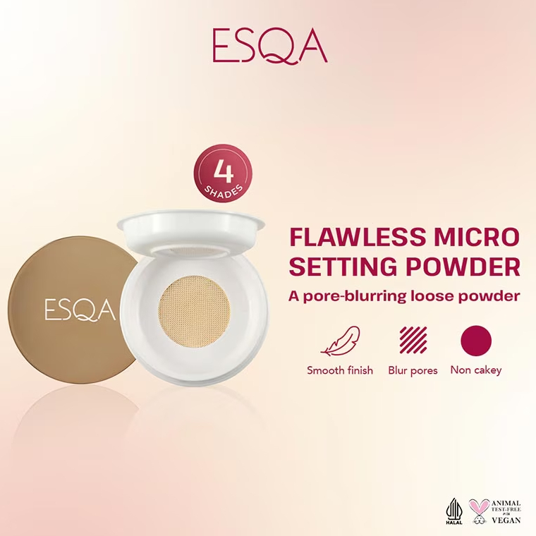 Jual ESQA Flawless Micro Setting Powder | Shopee Indonesia