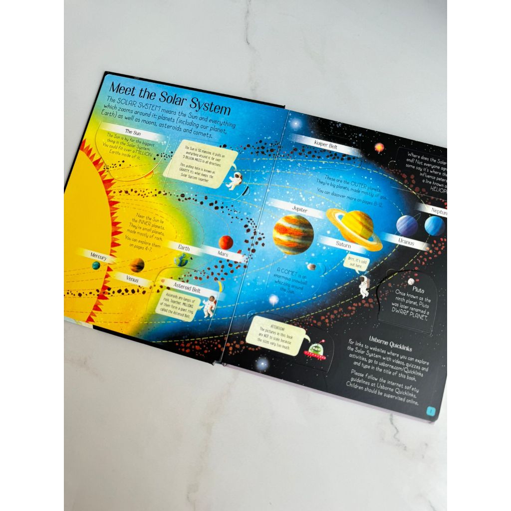 Jual See Inside The Solar System Board Book Lift The Flap Book ...