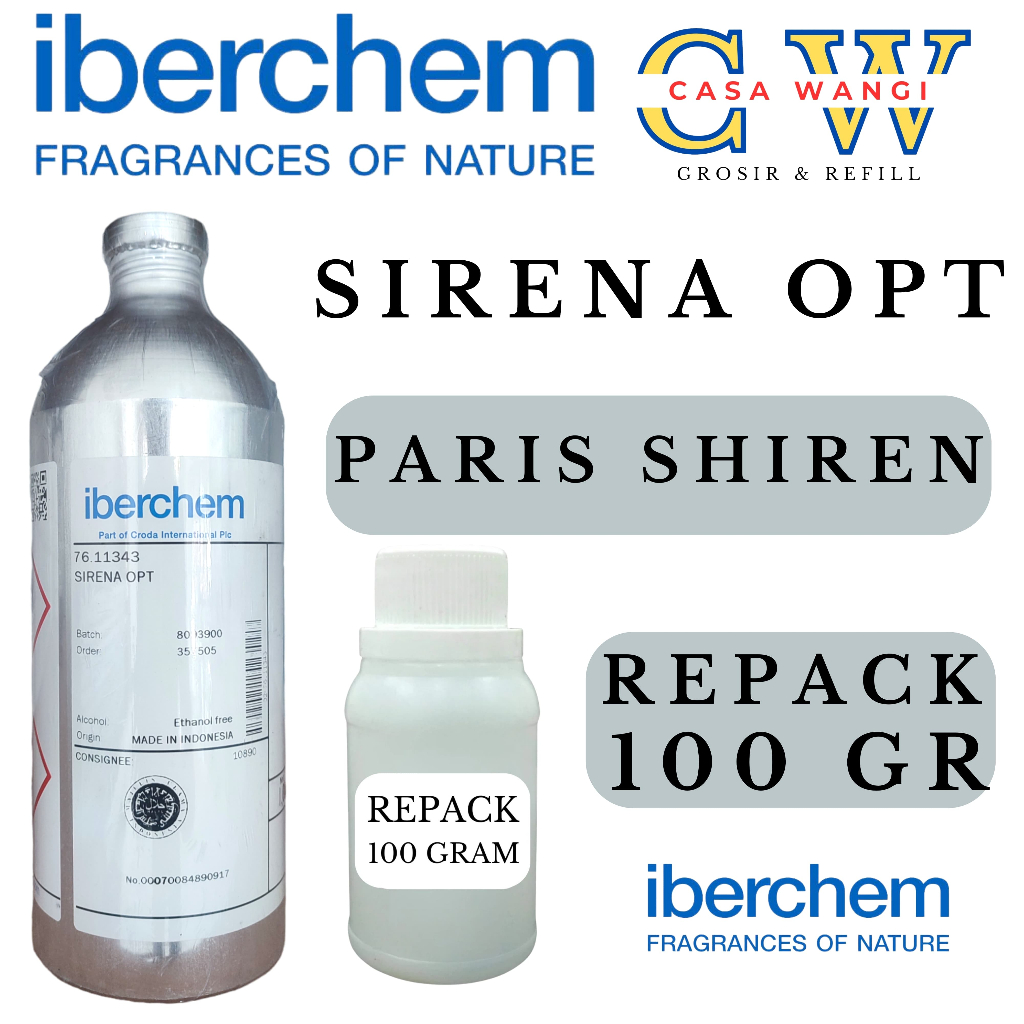 Jual (100 GR) SIRENA OPT BY IBERCHEM REPACK 100 GRAM.SEARAH AROMA PARIS ...