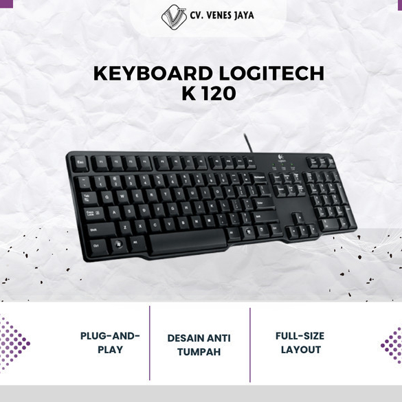 Jual KEYBOARD LOGITECH K 120 | Shopee Indonesia