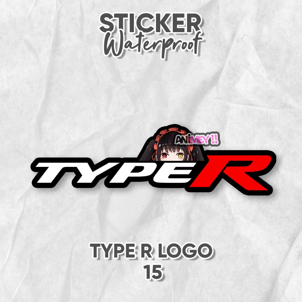 Jual Stiker Type R Logo Anime / Sticker Anime waterproof | Shopee Indonesia