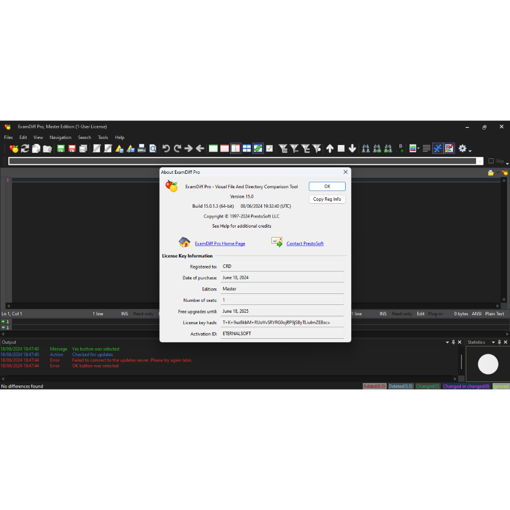 Jual ExamDiff Pro Full Version Software Perbandingan File Dan Direktori ...