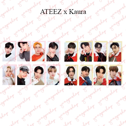 Jual [PO / SET] ATEEZ X KAURA ATEZ ATZZ PHOTOCARD FAN MADE UNOFFICIAL ...