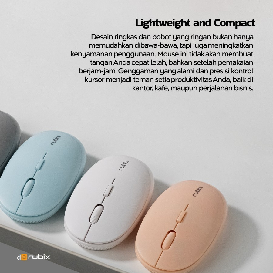 Jual Mouse Wireless Digital Alliance Rubix M101 - Mouse Wireless Silent ...