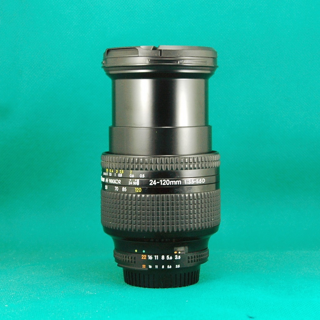 Jual Lensa Nikon AF 24-120 mm F 3.5-5.6 D / AFD / AF-D 24-120mm Masih Bagus  | Shopee Indonesia