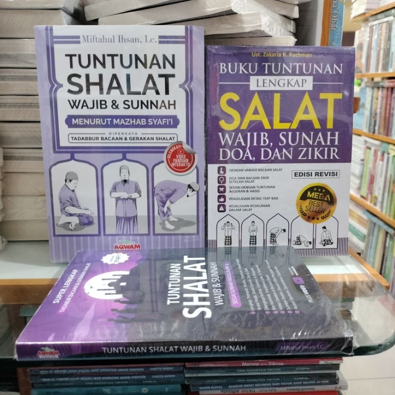 Jual Paket 3 Buku Tuntunan Shalat Wajib Sunnah Menurut Mazhab Syafi'i ...