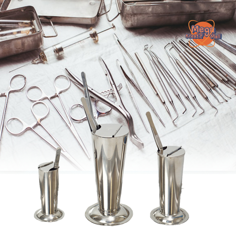 Jual Korentang Set Klem Korentang Pinset Wadah Pinset 304 Stainless ...