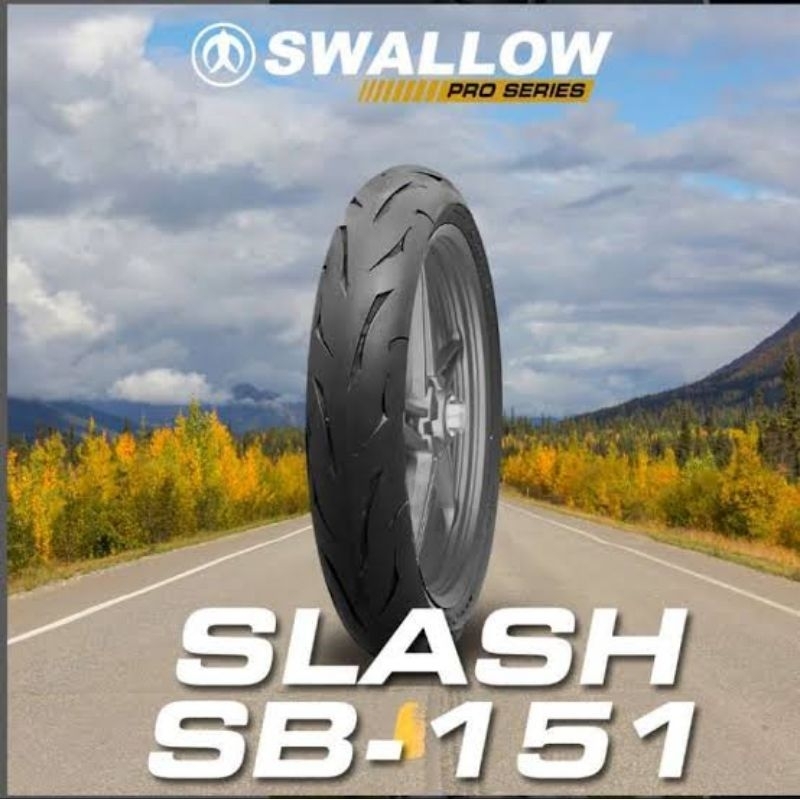Jual Ban Swallow 100/80-14 Slash SB-151 Tubeless Soft Compound | Shopee ...