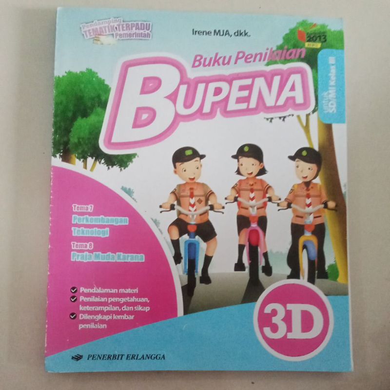 Jual Buku Penilaian Bupena untuk sd-mi kelas 3 jilid 3D bukunya ...