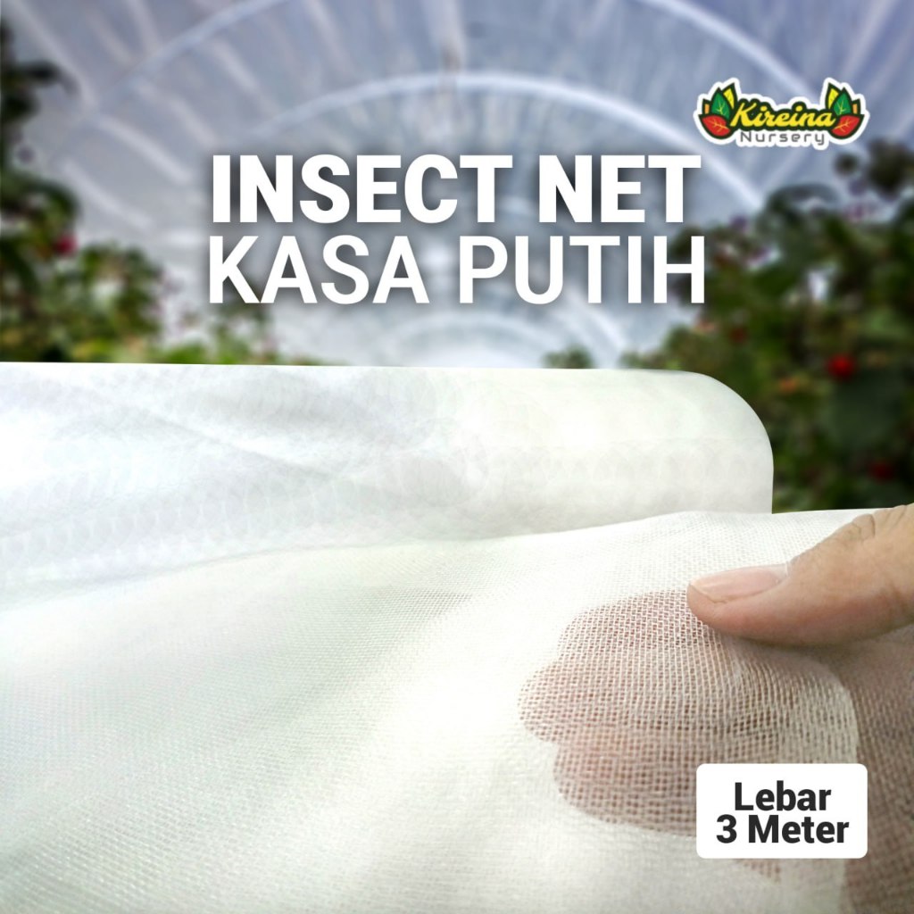 Jual Insect Net Kasa Putih Lebar 3m (Harga per Panjang 1m) | Shopee ...