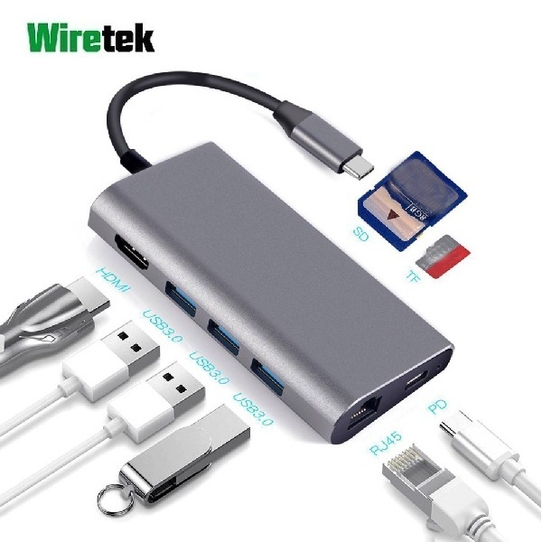 Delock USB 3.1 Hub – 3x USB-A Ports + 2x SD Karten Slots, Schwarz, Bis 5 Gbit/s