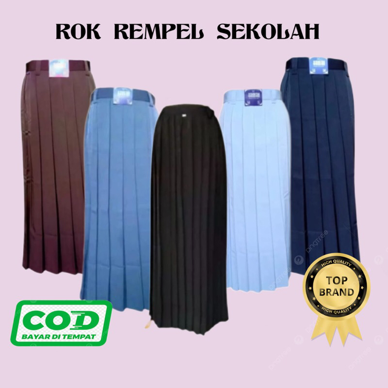 Jual Rok Rempel Sekolah SMP,SMA | Shopee Indonesia