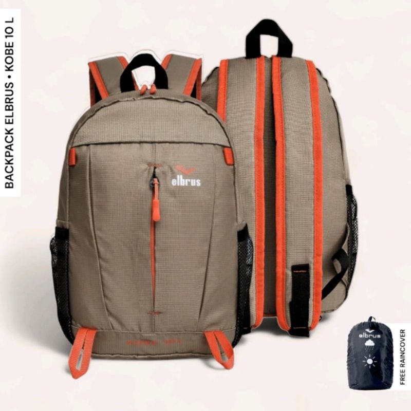 Jual tas ransel mini backpack elbrus KOBE 10 L free raincover