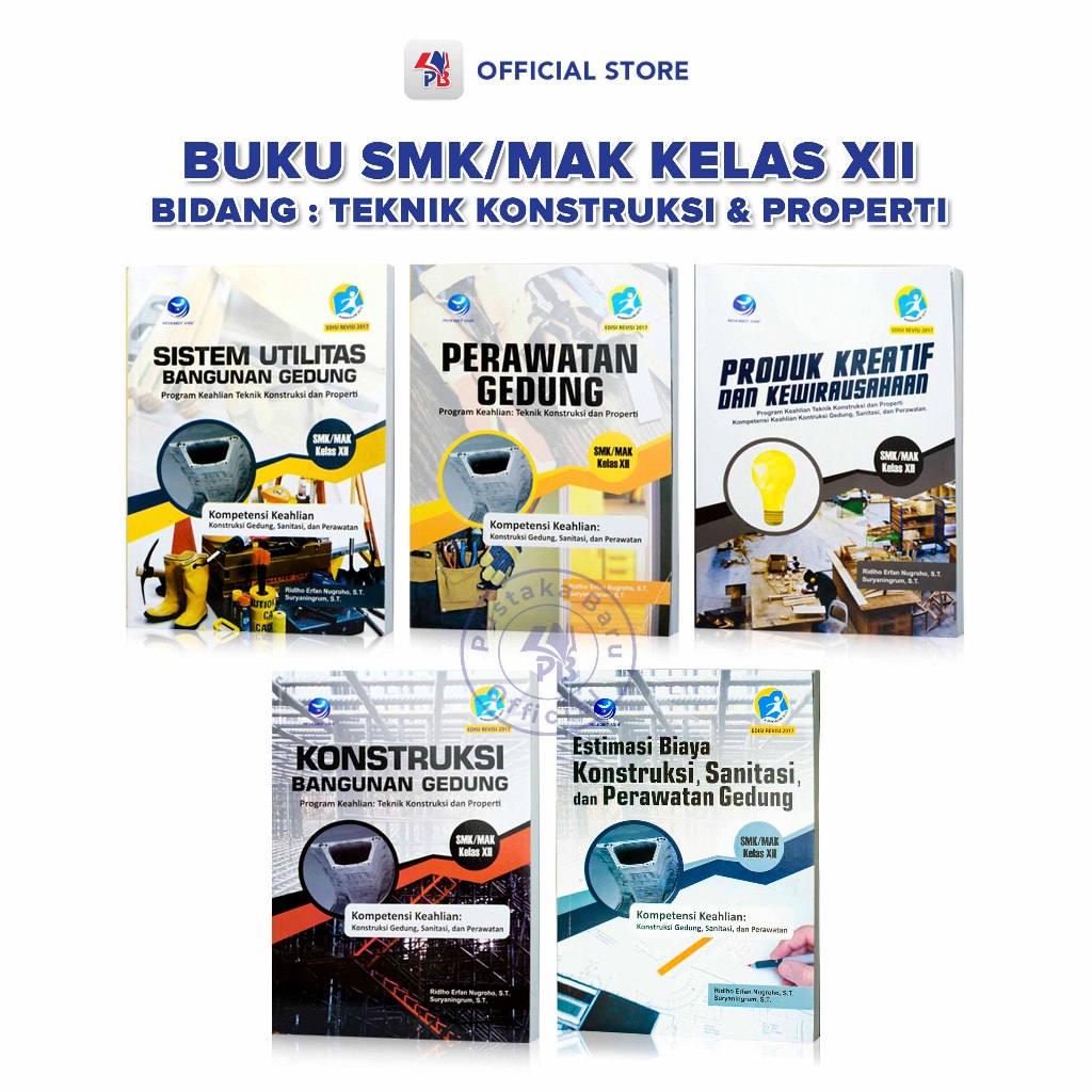 Jual Buku SMK MAK Kelas XII Bidang Teknik Konstruksi Dan Properti ...