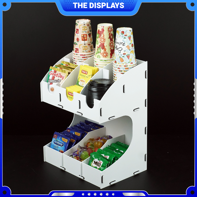 Jual RAK / RACK / DISPENSER / ORGANIZER PAPER CUP PVC MODEL B | Shopee ...