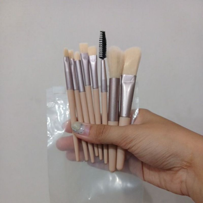 Jual Kuas MakeUp Set 8in1 Brush Mini Travel Size PCS Praktis - Main Image