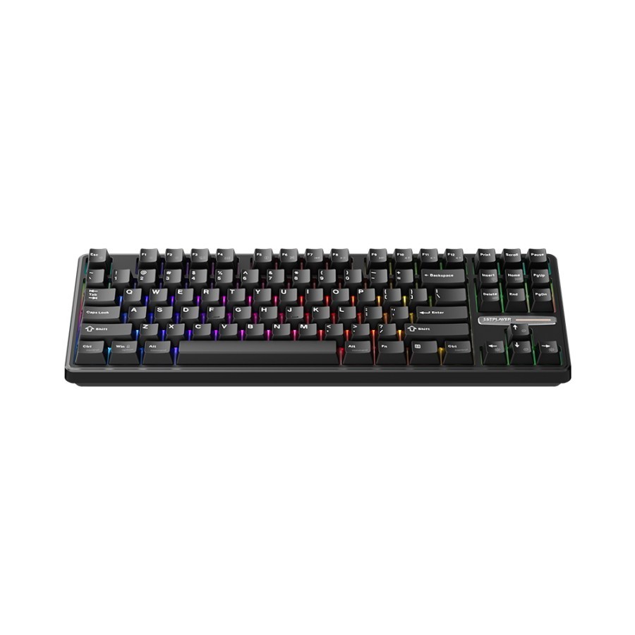 Jual 1STPLAYER DK6.0 Black Tenkeyless Mechanical Keyboard Blue Switch ...
