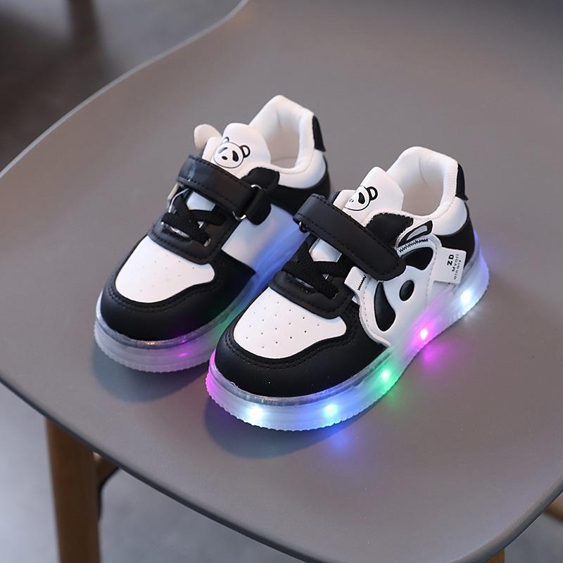 Jual AXELINE - Sepatu Sneakers Anak Unisex PANDA LED | Sepatu Anak Laki ...