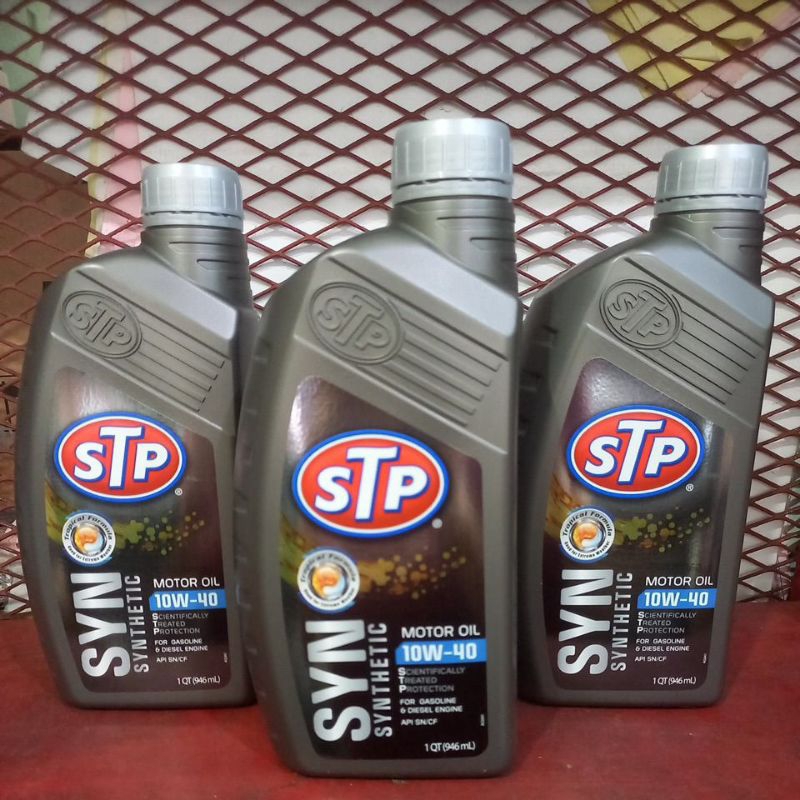 Jual STP Synthetic Motor Oil 10W-40 946mL | Shopee Indonesia