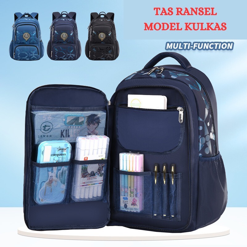 Jual Tas Ransel Anak Sekolah Perempuan Laki laki Waterproof Import ...