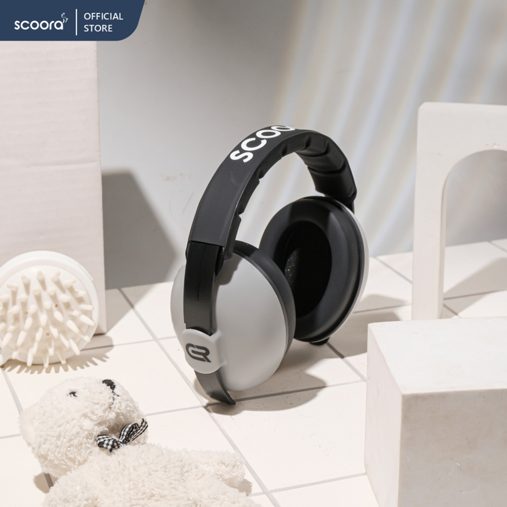 Jual SCOORA Cronos Lite Baby Earmuff - Grey | Shopee Indonesia