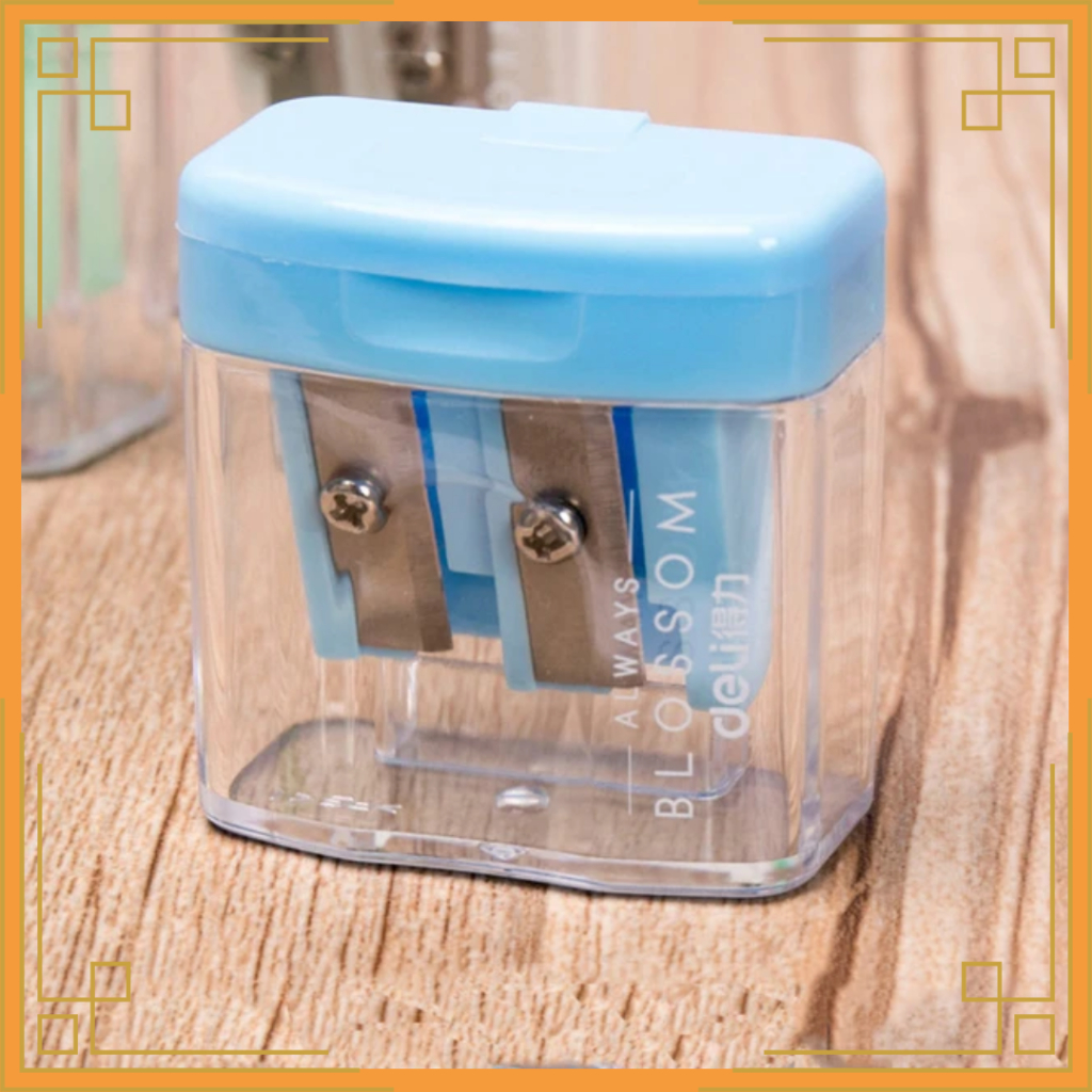 Jual DELI Peruncing pensil 2 hole 0576 | Shopee Indonesia