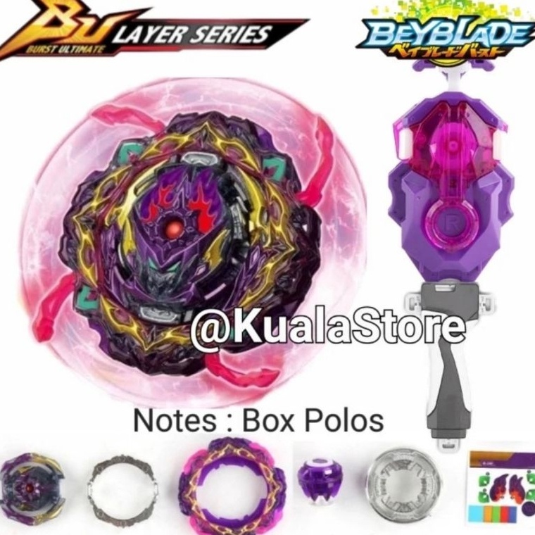 Jual KODE R77O Beyblade Burst Ultimate Barricade Lucifer Mobius B26 DB ...