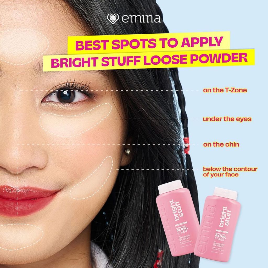 Jual Emina Bright Stuff Loose Powder / Bedak Tabur | Shopee Indonesia