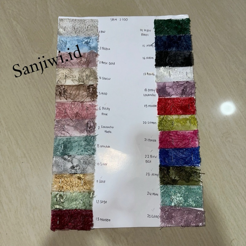 Jual kain Tile Akar Mutiara Glitter ( rollan ) | Shopee Indonesia