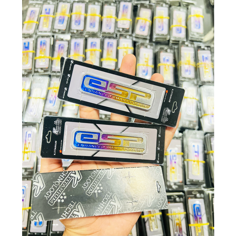 Jual EMBLEM TITANIUM ESP LOGO BOX FILTER TITANIUM LIQUIMOLY ORIGINAL HARGA SATUAN | Shopee Indonesia