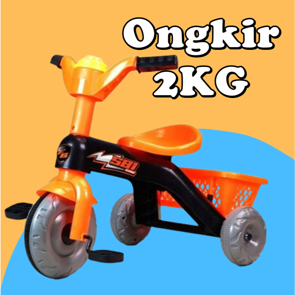 Jual SEPEDA RODA 3 PLASTIK / SHP FB 581 MUSIC | Shopee Indonesia