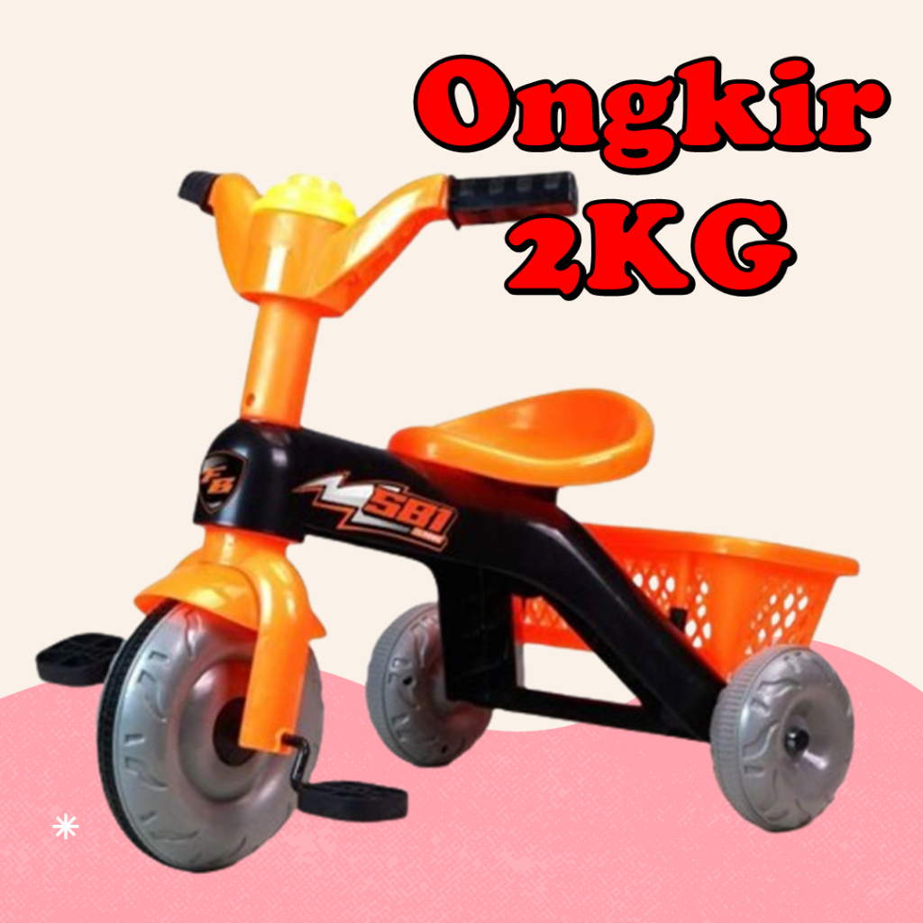 Jual FB 581 SHP TOYS - Mainan Anak Maenan Sepeda roda tiga Tricycle ...