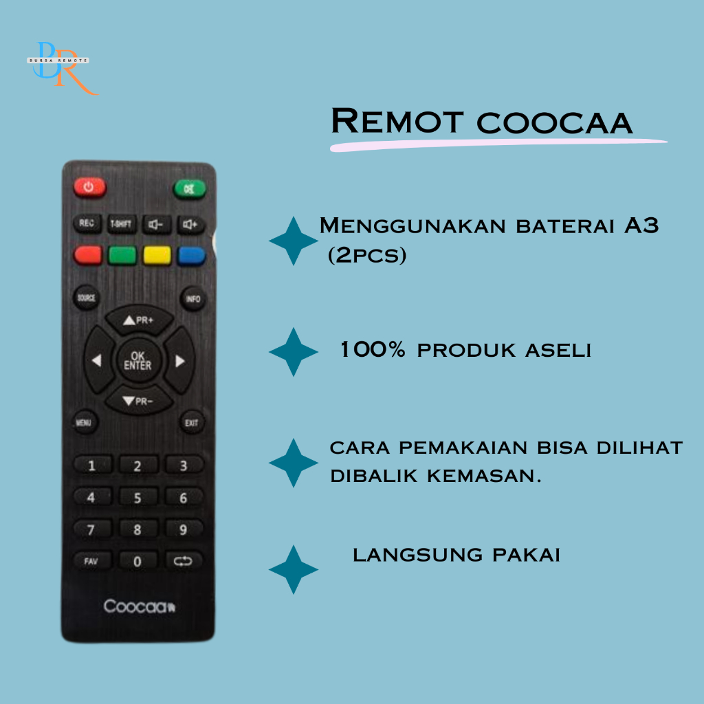 Jual REMOTE TV COOCAA LCD/LED ORIGINAL | Shopee Indonesia