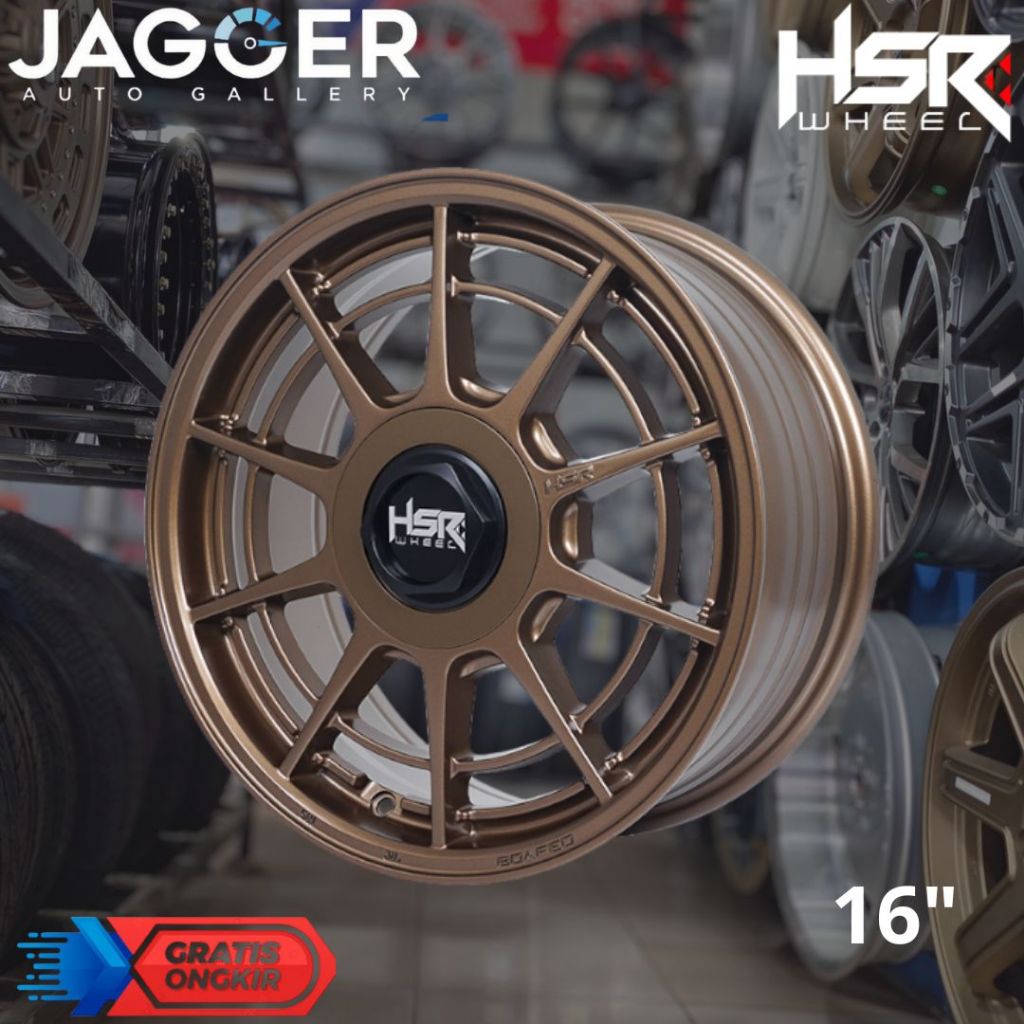 Jual velg terbaru R16 untuk brio, jazz, agya, calya, mobilio HSR BOAFEO ...