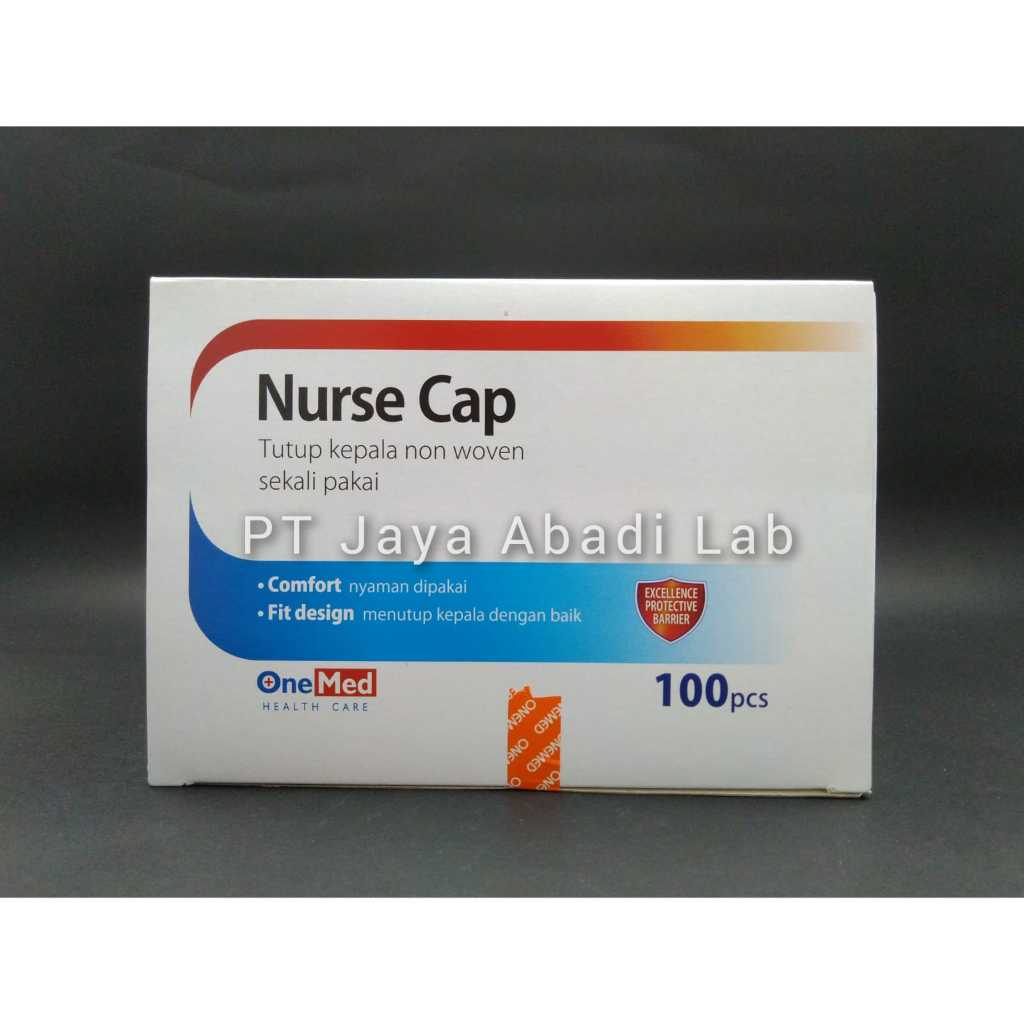 Jual nurse cap penutup kepala medis dokter bidan perawat ONEMED isi 100 ...