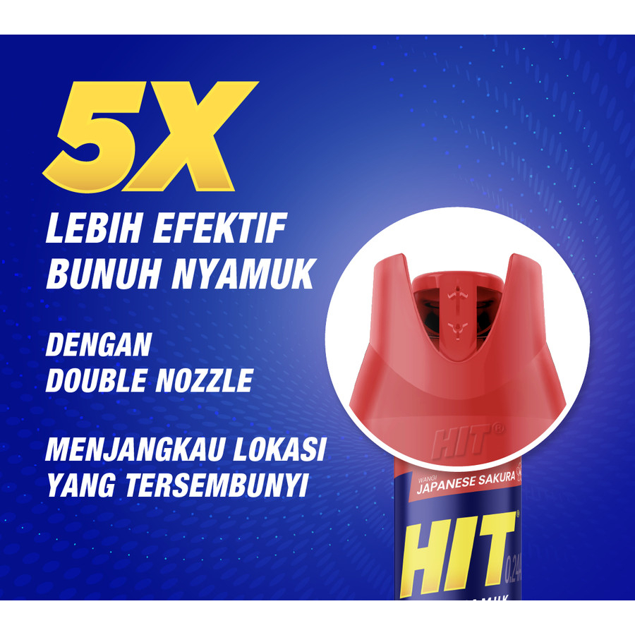 Jual Hit semprot aerosol. anti nyamuk dan kecoak 600ml | Shopee Indonesia