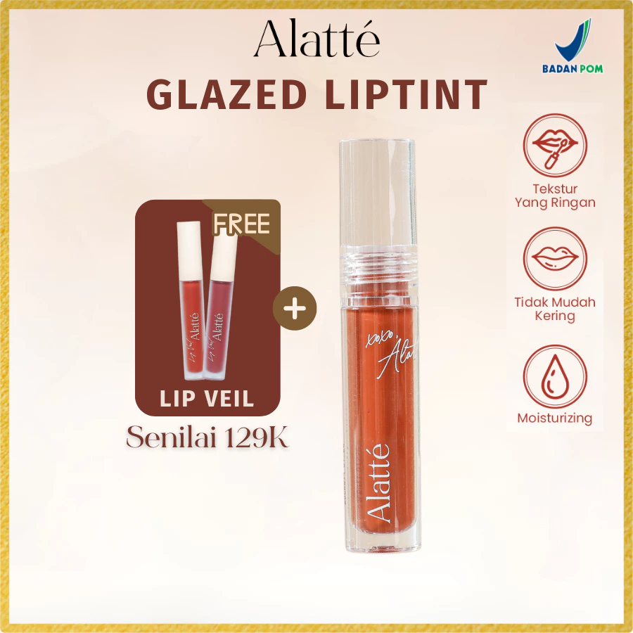 Alatte - Glazed Liptint Glossy Long Lasting & Mint Sensation - Liptint