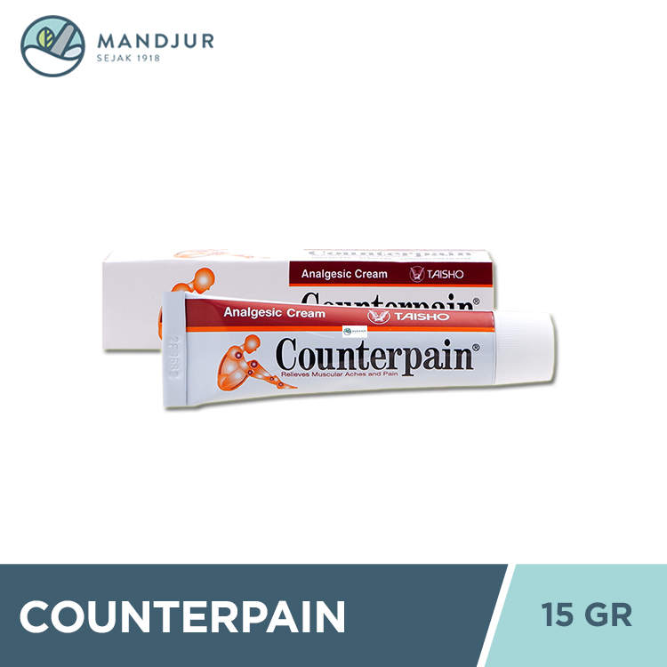 Jual Counterpain 15 gr - Krim Pereda Nyeri Otot, Keseleo, dan Encok ...