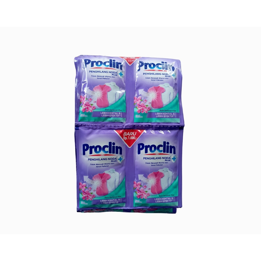 Jual Proclin Pemutih / Proclin Penghilang Noda Sachet Isi 12 Sachet ...