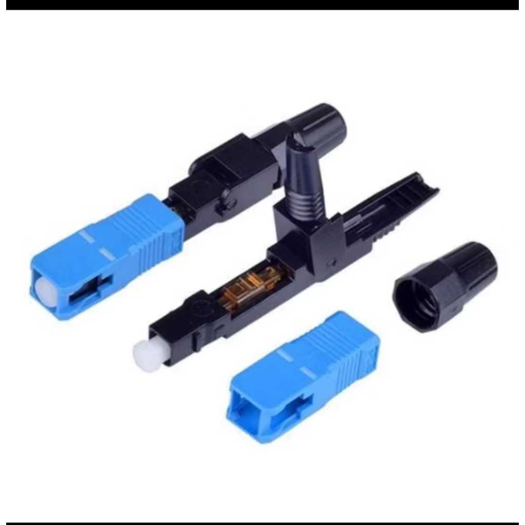 Jual fiber optic SC UPC Fast Connector / FTTH Fast Connector SC 55MM ...