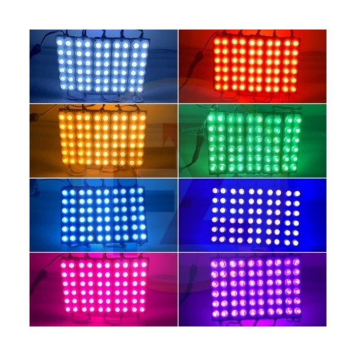 Jual Lampu LED Module 12 Titik 24 Volt LED Modul 12V Mata Besar ...