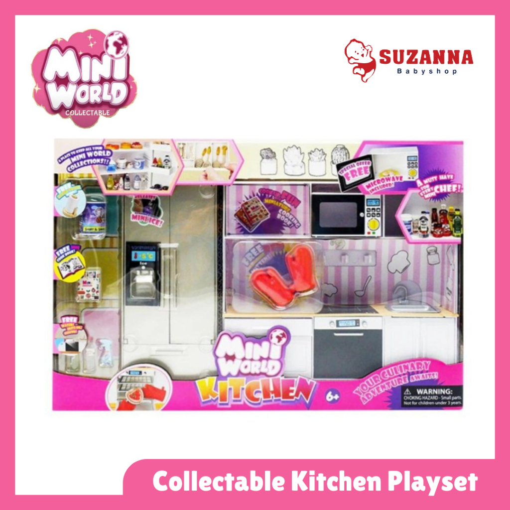 Jual Mini World Collectable Kitchen Playset | Shopee Indonesia