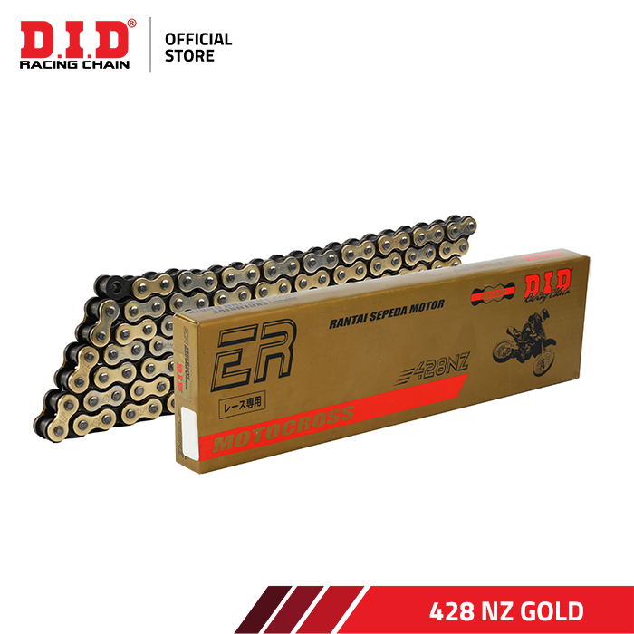 Jual Drive Chain / Rantai Motor DID 428 NZ (Gold) | Shopee Indonesia