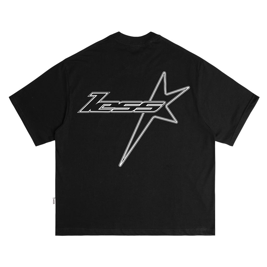 Jual Lessegos Tshirt Oversize Hitam Lavons V2 line | Shopee Indonesia