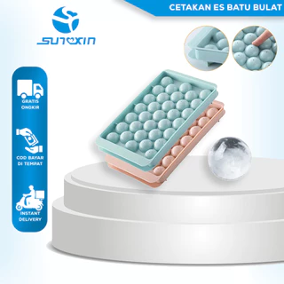 SUNXIN Cetakan Es Batu ada dua macam/Model Bulat 33 round dan Model diamond 21 round/buat buat es batu / cetakan agar bulat